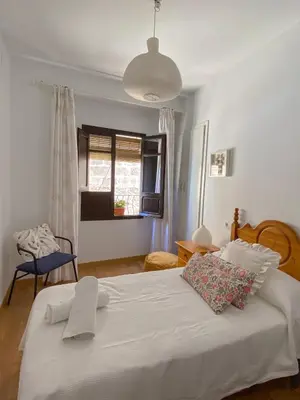 Cama o camas de una habitación en La Villa, Alojamiento Rural