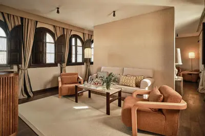Zona de estar de Hospes Palacio del Bailio, a Member of Design Hotels