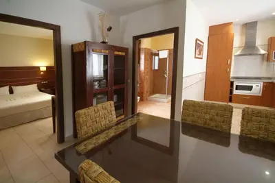 Una cocina o zona de cocina en Apartamentos Ardales