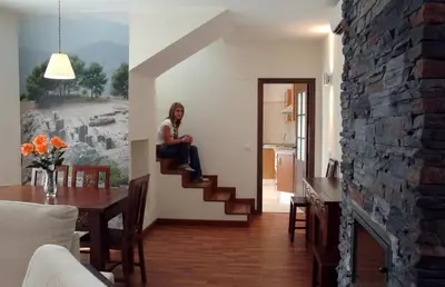 Zona de estar de Apartamentos Ardales