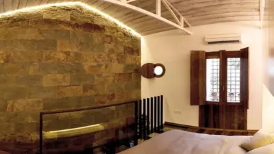 Cama o camas de una habitación en Sueños de la Judería Centro Cordoba