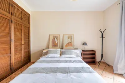 Cama o camas de una habitación en Villa Laforge