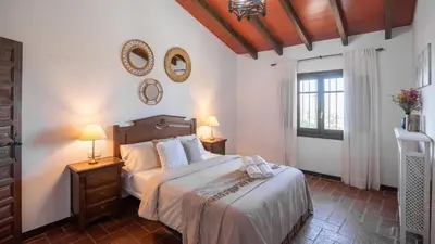 Cama o camas de una habitación en El Encinar Antequera - La Joya by Ruralidays