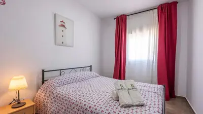 Cama o camas de una habitación en Casa Rural Olvera by Ruralidays