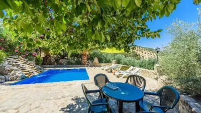 Piscina en o cerca de Combinación Cortijo y Mirador Casablanca Priego de Córdoba by Ruralidays