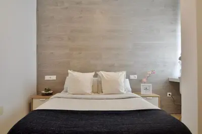 Cama o camas de una habitación en Hotel Gran Plaza