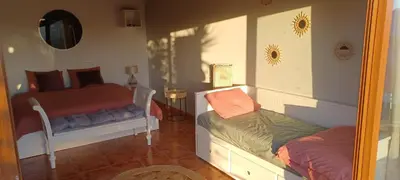Cama o camas de una habitación en B&B Casa Loré D'or