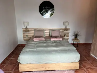 Cama o camas de una habitación en B&B Casa Loré D'or