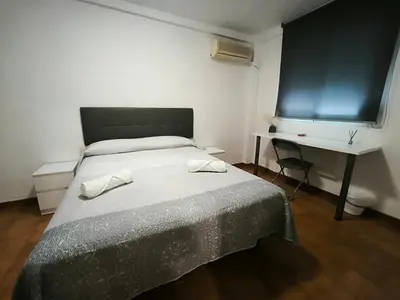 Cama o camas de una habitación en Alojamiento La Paz