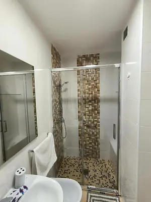 Un baño de Alojamiento La Paz