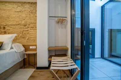Cama o camas de una habitación en Olivia Suites