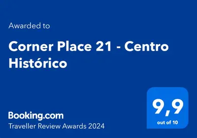 Certificado, premio, señal o documento que está expuesto en Corner Place 21 - Centro Histórico
