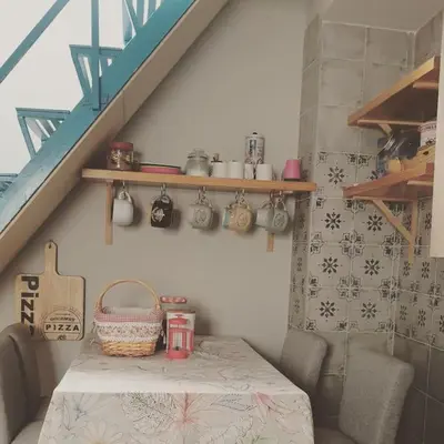 Zona de estar de Bonito apartamento en el casco antiguo