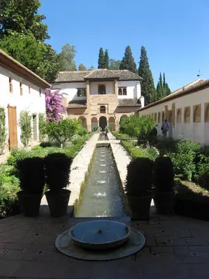 Jardín al aire libre en Hotel Rural La Paloma