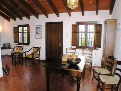 Zona de estar de Holiday Home in Villanueva near El Torcal Park