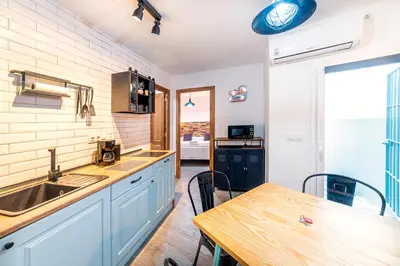 Una cocina o zona de cocina en Alohamundi Molino