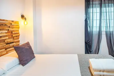 Cama o camas de una habitación en Alohamundi Molino