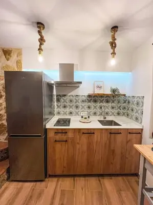 Una cocina o zona de cocina en Casa La Buganvilla