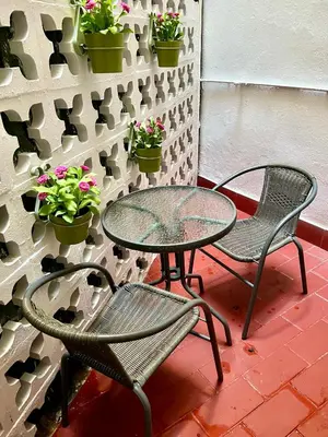 Zona de estar de El patio de San Miguel