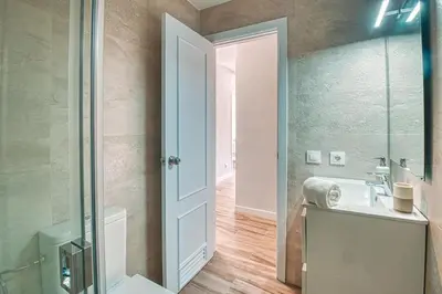 Un baño de Apartamento New Folch Sevilla B