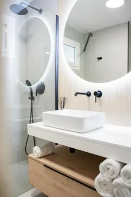 Un baño de Precioso apartamento en Jaén a 70 m de la Catedral