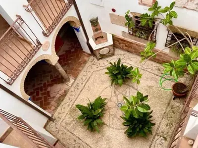 Jardín al aire libre en Geysotur Buhardilla de Wallada Córdoba
