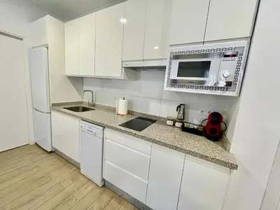 Una cocina o zona de cocina en Geysotur Puerta de la Axerquía Parking Gratis