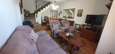 Zona de estar de Huerta Carrión, Finca en El Pedroso