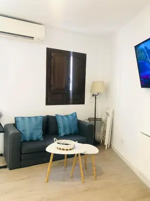 Zona de estar de Espiral Abades