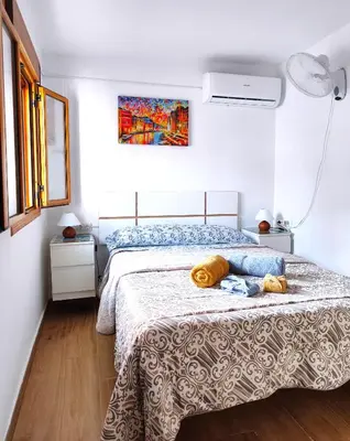 Cama o camas de una habitación en El Remanso