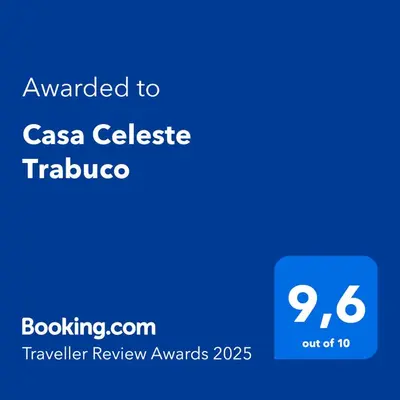 Certificado, premio, señal o documento que está expuesto en Casa Celeste Trabuco
