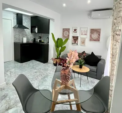 Una cocina o zona de cocina en Apartamento Torreón De La Huerta