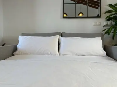 Cama o camas de una habitación en Atroe Apartment