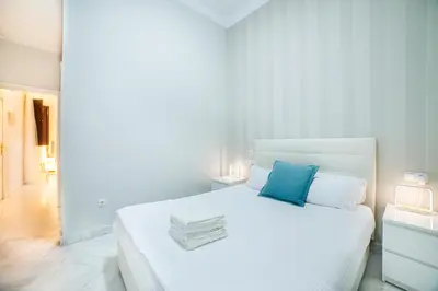 Cama o camas de una habitación en Alohamundi Santa María