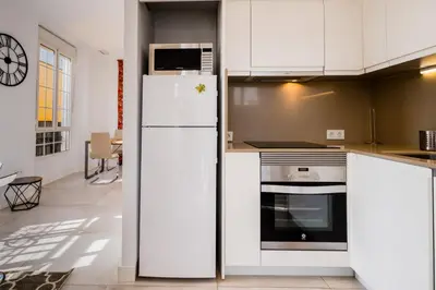 Una cocina o zona de cocina en Beautiful Penthouse with terrace - San Luis - 2Bdr