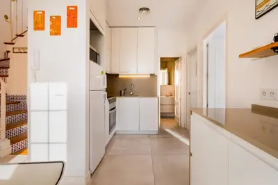Una cocina o zona de cocina en Beautiful Penthouse with terrace - San Luis - 2Bdr