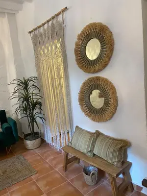 Zona de estar de Acogedora Casa Rural en Olvera La Morada