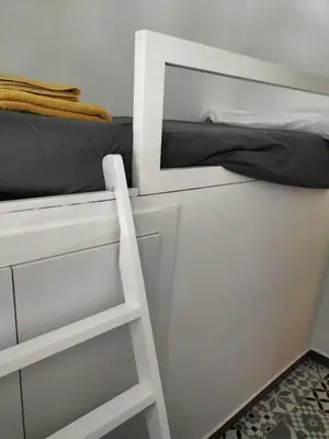 Cama o camas de una habitación en Casa Rural Los Naranjos