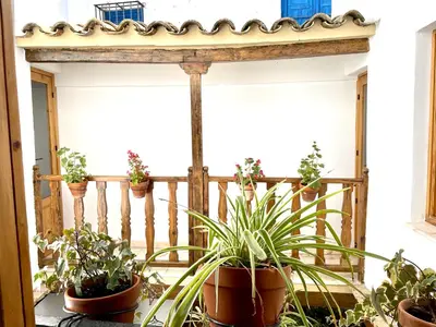 Un balcón o terraza de Apartamento en Casa Patio 