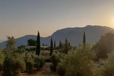 Paisaje cerca de este chalet de montaña