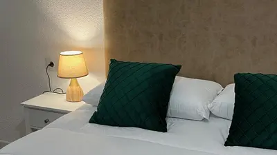 Cama o camas de una habitación en Wallada Valdenebro