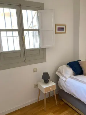 Cama o camas de una habitación en Cozy in Seville