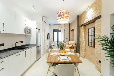 Una cocina o zona de cocina en Lux apt with POOL 2 Beds2 bathspatio - Setas
