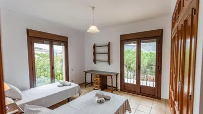 Cama o camas de una habitación en Lake view villa Iznájar by Ruralidays