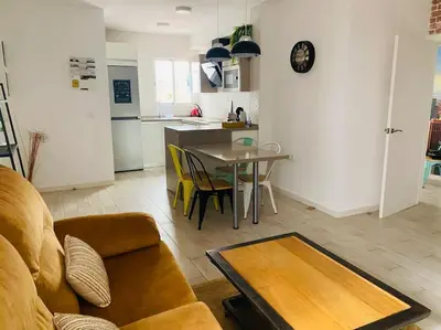 Una cocina o zona de cocina en SunShine San Andres