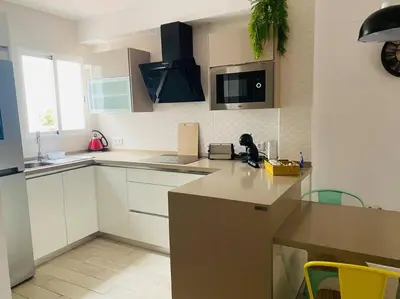 Una cocina o zona de cocina en SunShine San Andres