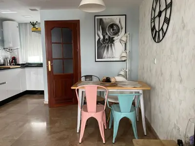 Una cocina o zona de cocina en Apartamento La Magdalena