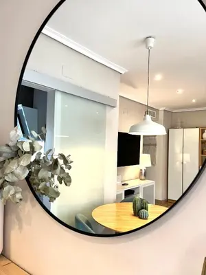 Una televisión o centro de entretenimiento en Apartamento Haza