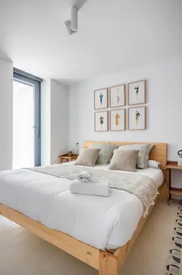 Cama o camas de una habitación en POP ART SAN ESTEBAN AMPLIO Y LUMINOSO