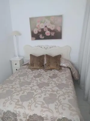 Cama o camas de una habitación en Ático muy Luminoso en el Casco Antiguo